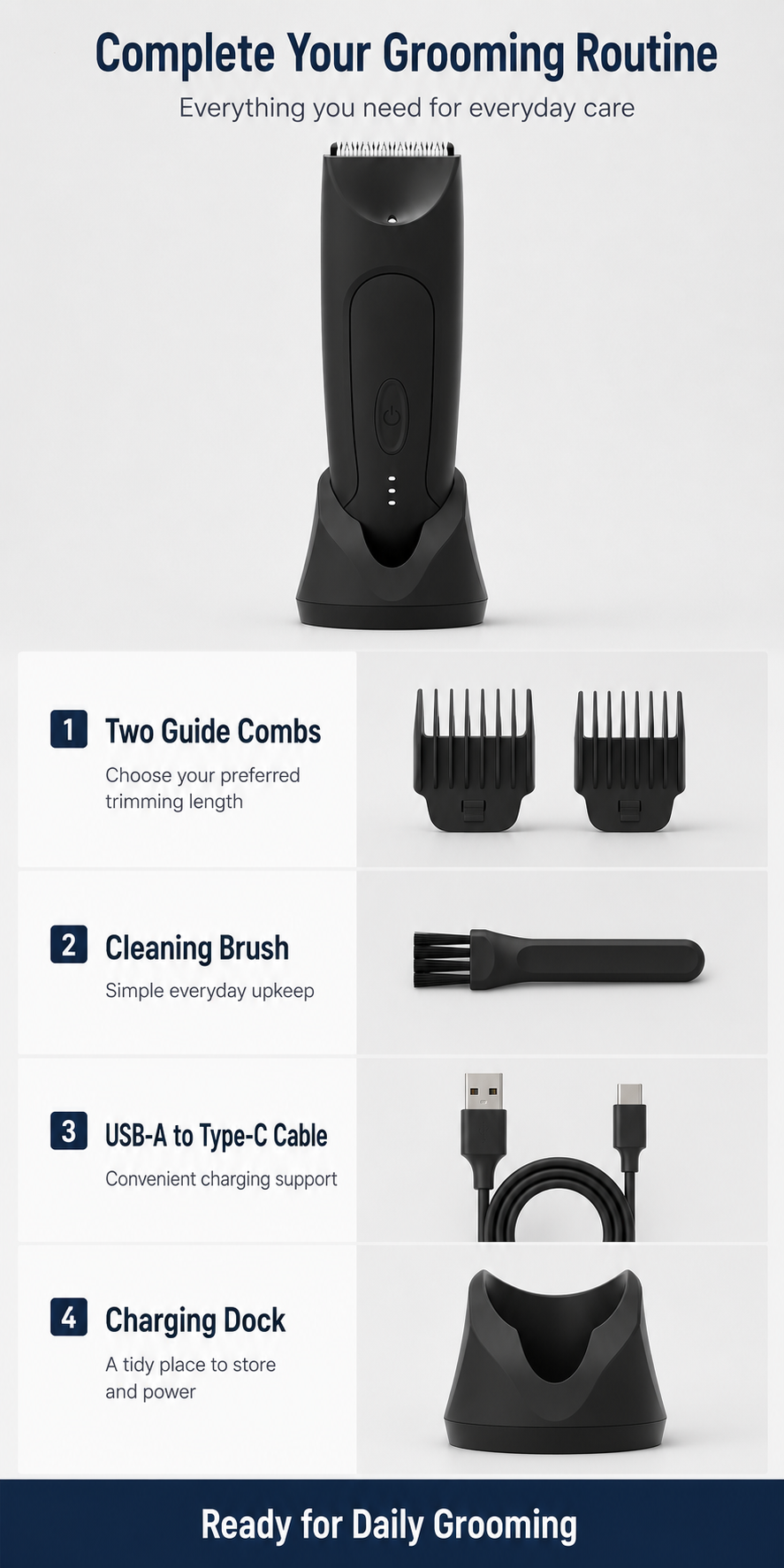AIMEI HC-W030 body trimmer OEM product detail image D.